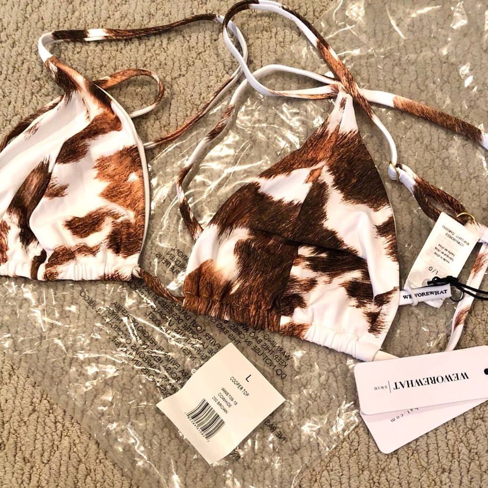 SOLD* WeWoreWhat Cowhide Cooper Top